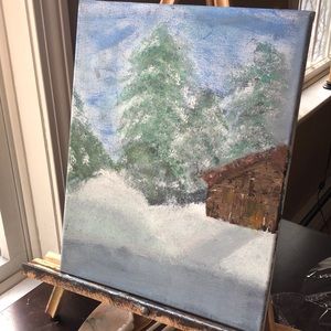 Winter Scene Painting